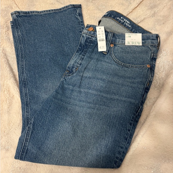 J.Crew, 9” Demi Boot Crop, Color RWA, Size 32 - Picture 2 of 3